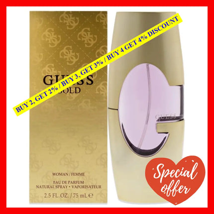 Guess Gold By For Women - 2.5 Oz Edp Spray