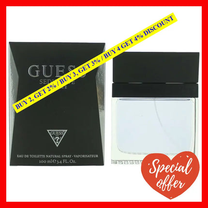 Guess Seductive By 3.4 Oz Eau De Toilette Spray For Men