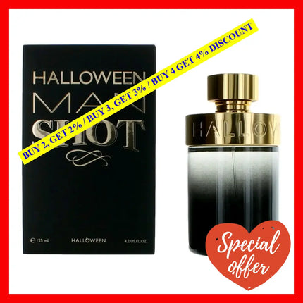 Halloween Man Shot By J. Del Pozo 4.2 Oz Eau De Toilette Spray For Men