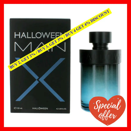 Halloween Man X By J. Del Pozo 4.2 Oz Eau De Toilette Spray For Men