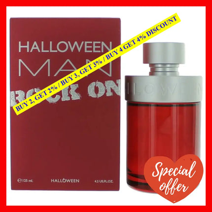 Halloween Rock On By J. Del Pozo 4.2 Oz Eau De Toilette Spray For Men