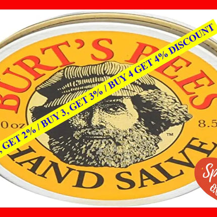 Hand Salve By Burts Bees For Unisex - 0.3 Oz Cream