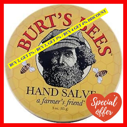 Hand Salve By Burts Bees For Unisex - 3 Oz Cream