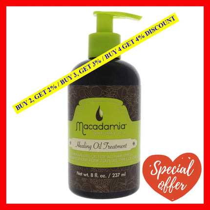 Healing Oil Treatment By Macadamia For Unisex - 8 Oz