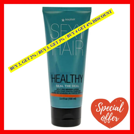 Healthy Sexy Hair Seal The Deal Split And Mender Lotion By For Women - 3.4 Oz Treatment