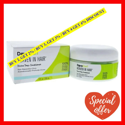 Heaven In Hair Divine Deep Conditioner By Devacurl For Unisex - 8 Oz Treatment