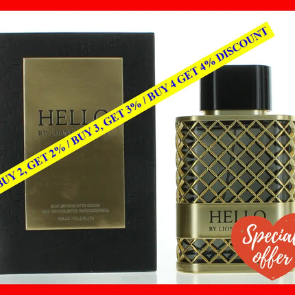 Hello By Lionel Richie 3.4 Oz Eau De Toilette Spray For Men