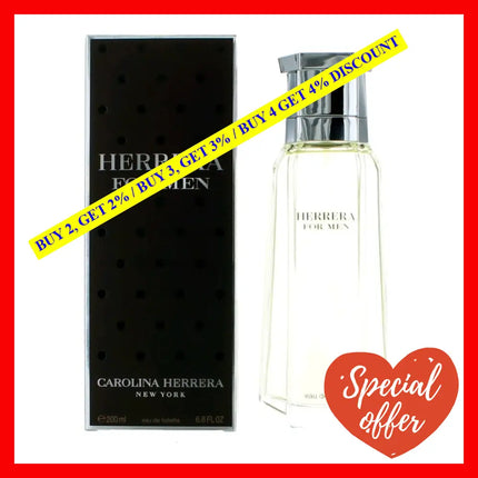 Herrera By Carolina 6.7 Oz Eau De Toilette Spray For Men