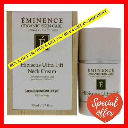 Hibiscus Ultra Lift Neck Cream By Eminence For Women - 1.7 Oz