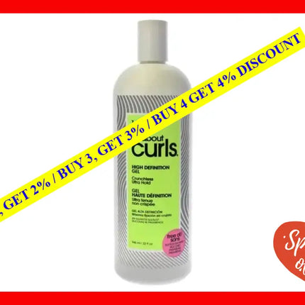 High Definition Gel By All About Curls For Unisex - 32 Oz