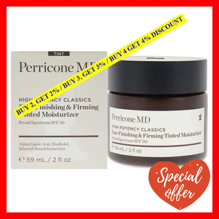 High Potency Classics Face Finishing And Firming Tinted Moisturizer Spf 30 By Perricone Md For