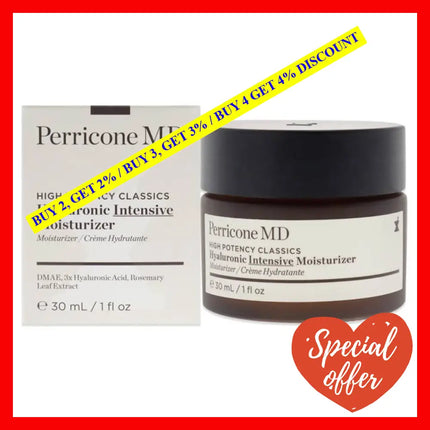 High Potency Classics Hyaluronic Intensive Moisturizer By Perricone Md For Unisex - 1 Oz