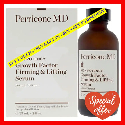 High Potency Growth Factor Firming And Lifting Serum By Perricone Md For Unisex - 2 Oz