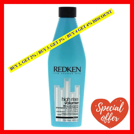 High Rise Volume Lifting By Redken For Unisex - 10.1 Oz Shampoo