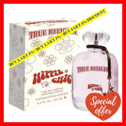 Hippie Chic By True Religion For Women - 3.4 Oz Edp Spray