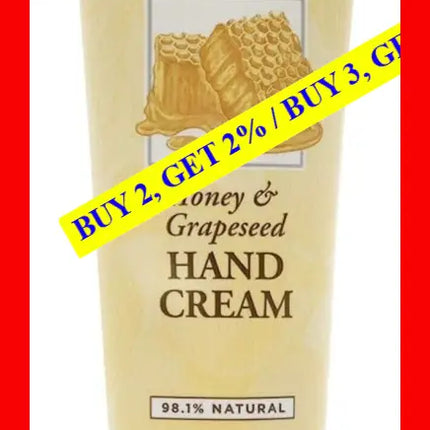 Honey And Grapeseed Hand Cream By Burts Bees For Unisex - 2.6 Oz