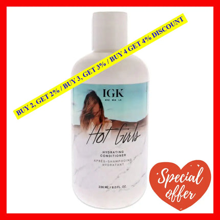 Hot Girls Hydrating Conditioner By Igk For Unisex - 8 Oz