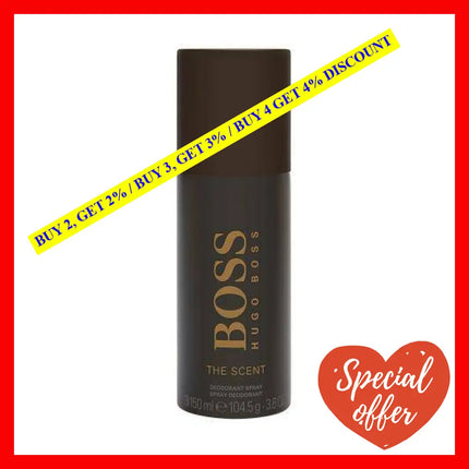 Hugo Boss The Scent 3.6 Oz Deodorant Spray