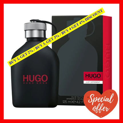 Hugo Just Different By Boss For Men - 4.2 Oz Edt Spray