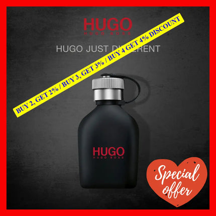 Hugo Just Different By Boss For Men - 4.2 Oz Edt Spray