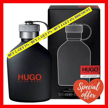 Hugo Just Different By Boss For Men - 4.2 Oz Edt Spray