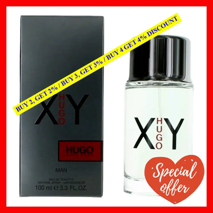 Hugo Xy By Boss 3.3 Oz Eau De Toilette Spray For Men