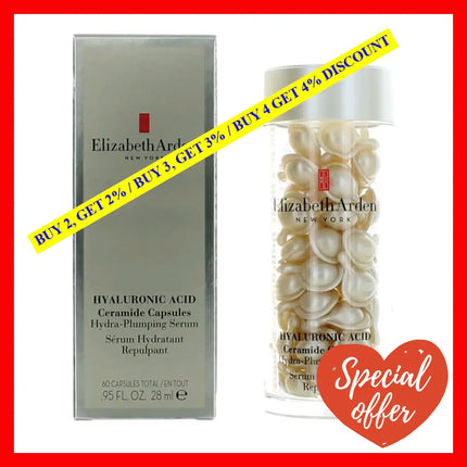 Hyaluronic Acid By Elizabeth Arden 60 Hydra-Plumping Serum Ceramide Capsules