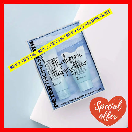 Hyaluronic Happy Hour By Peter Thomas Roth For Women - 2 Pc Kit 1Oz Water Drench Cloud Cream