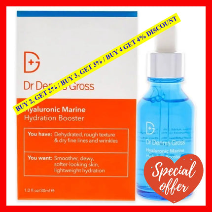 Hyaluronic Marine Hydration Booster By Dr. Dennis Gross For Women - 1 Oz