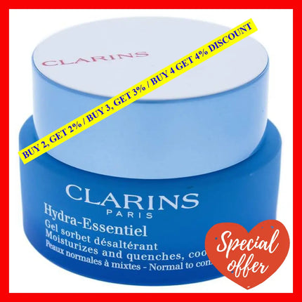 Hydra-Essentiel Cooling Gel - Normal To Combination Skin By Clarins For Unisex 1.7 Oz