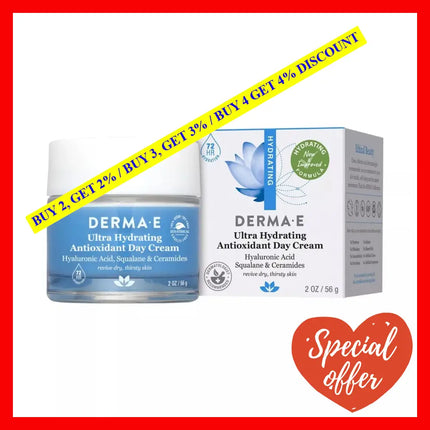 Hydrating Day Cream By Derma-E For Unisex - 2 Oz