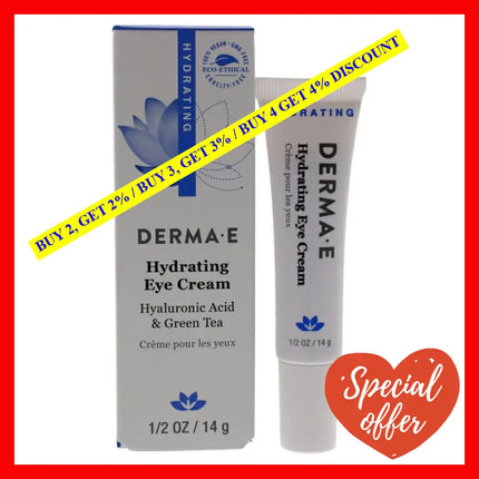 Hydrating Eye Cream By Derma-E For Unisex - 0.5 Oz