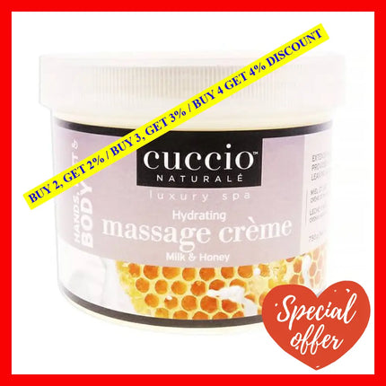 Hydrating Massage Creme - Milk And Honey By Cuccio Naturale For Women 26 Oz Cream