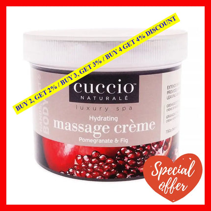 Hydrating Massage Creme - Pomegranate And Fig By Cuccio Naturale For Women 26 Oz Cream