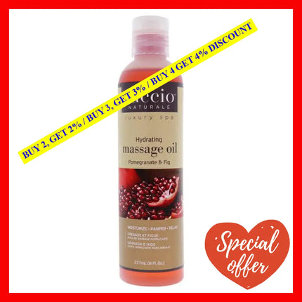 Hydrating Massage Oil - Pomegranate And Fig By Cuccio Naturale For Unisex 8 Oz