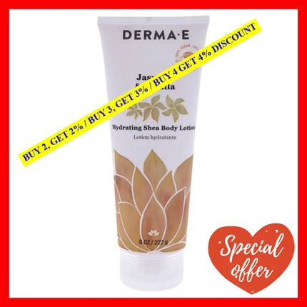 Hydrating Shea Body Lotion - Jasmin And Vanilla By Derma-E For Unisex 8 Oz