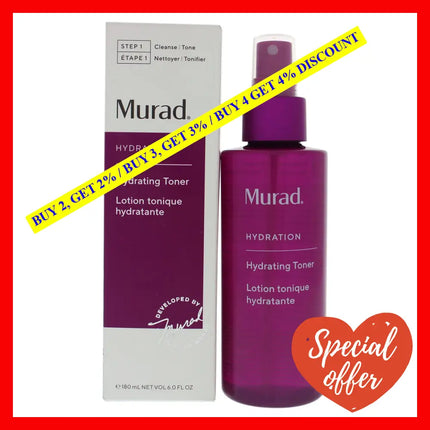 Hydrating Toner By Murad For Unisex - 6 Oz