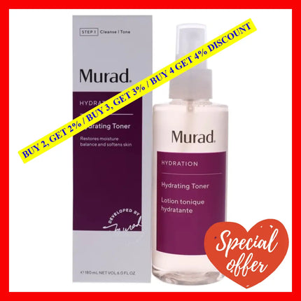 Hydration Hydrating Toner By Murad For Unisex - 6 Oz