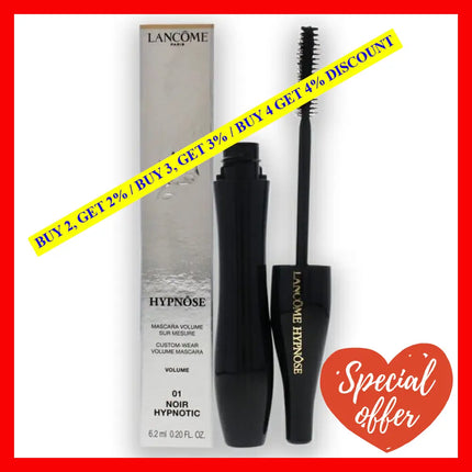 Hypnose Volume Mascara - 01 Noir Hypnotic By Lancome For Women 0.20 Oz