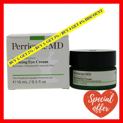 Hypoallergenic Firming Eye Cream By Perricone Md For Unisex - 0.5 Oz