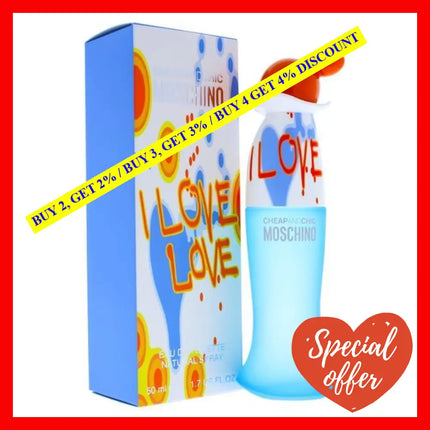 I Love Cheap And Chic By Moschino For Women - 1.7 Oz Edt Spray