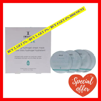 I Mask Anti-Aging Hydrogel Sheet By Image For Unisex - 5 Pc