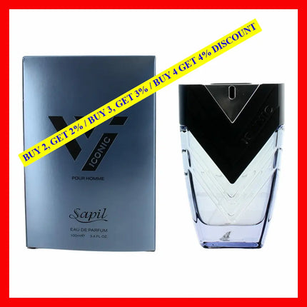 Iconic By Sapil 3.4 Oz Eau De Toilette Spray For Men