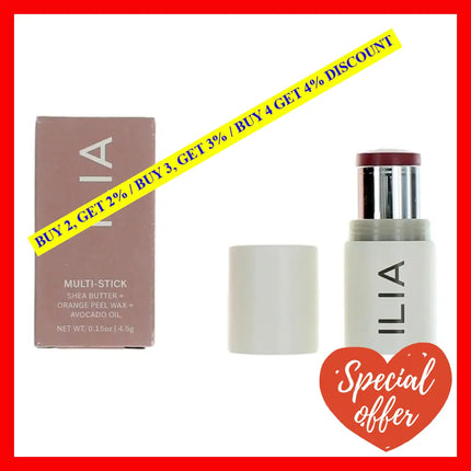 Ilia Multi-Stick By.15 Oz Cream Blush + Highlighter Lip Tint - A Fine Romance