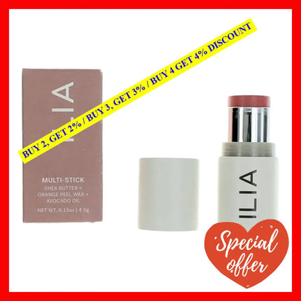 Ilia Multi-Stick By.15 Oz Cream Blush + Highlighter Lip Tint - Tenderly