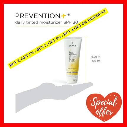 Image Skincare Prevention Daily Tinted Spf 30 Moisturizer Multi 3.2 Ounce