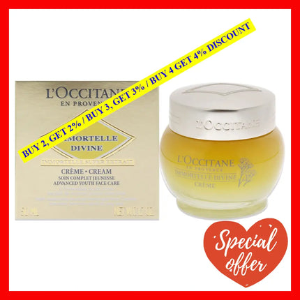 Immortelle Divine Cream By Loccitane For Unisex - 1.7 Oz