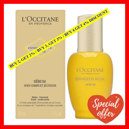 Immortelle Divine Serum By L’occitane - 1 Oz