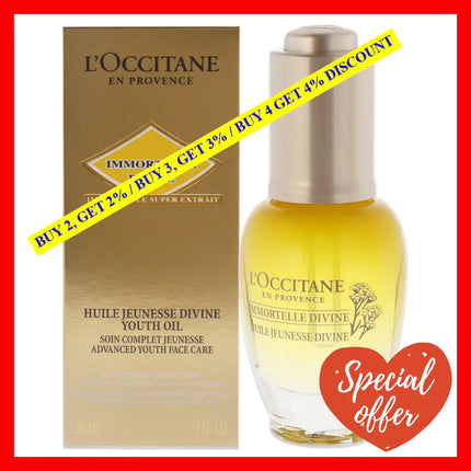 Immortelle Divine Youth Oil By Loccitane For Unisex - 1 Oz