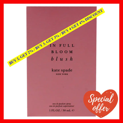 In Full Bloom Blush By Kate Spade For Women - 1 Oz Edp Spray